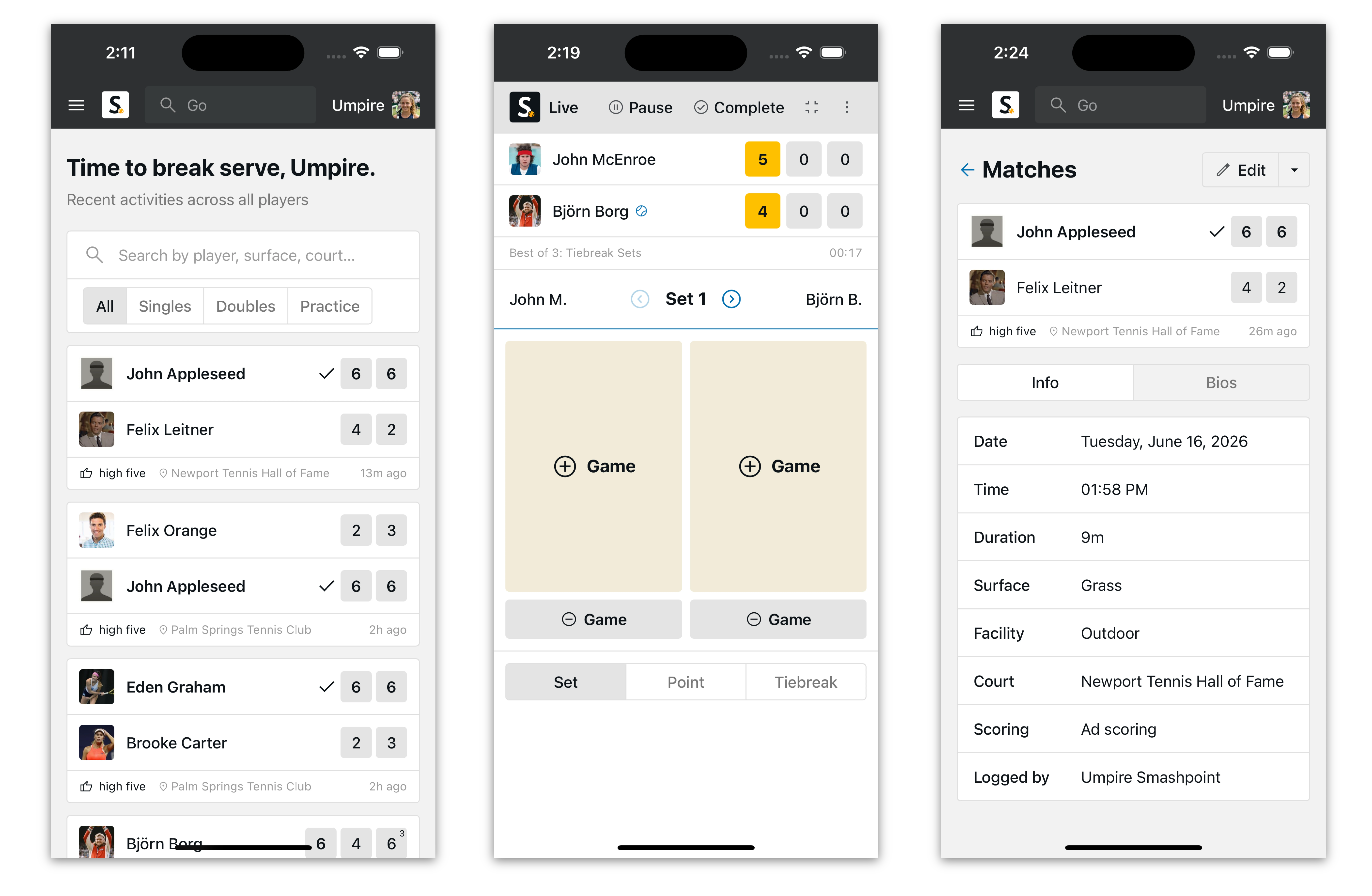 Smashpoint Web App Mobile