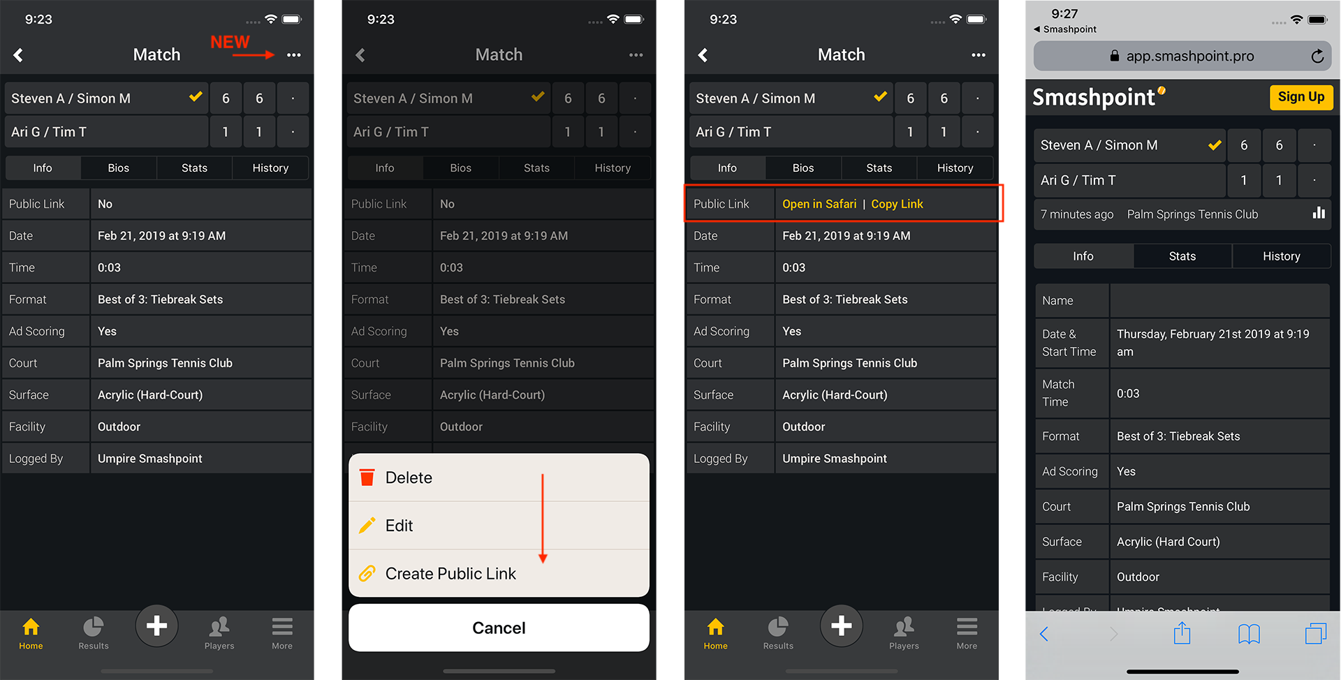 Smashpoint iOS App 2.2 Tour 1