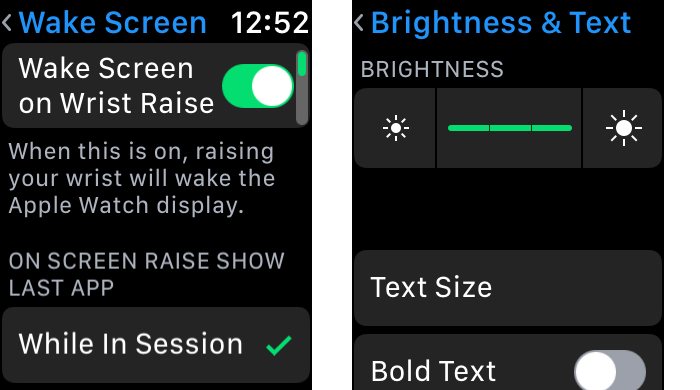 Apple Watch Settings