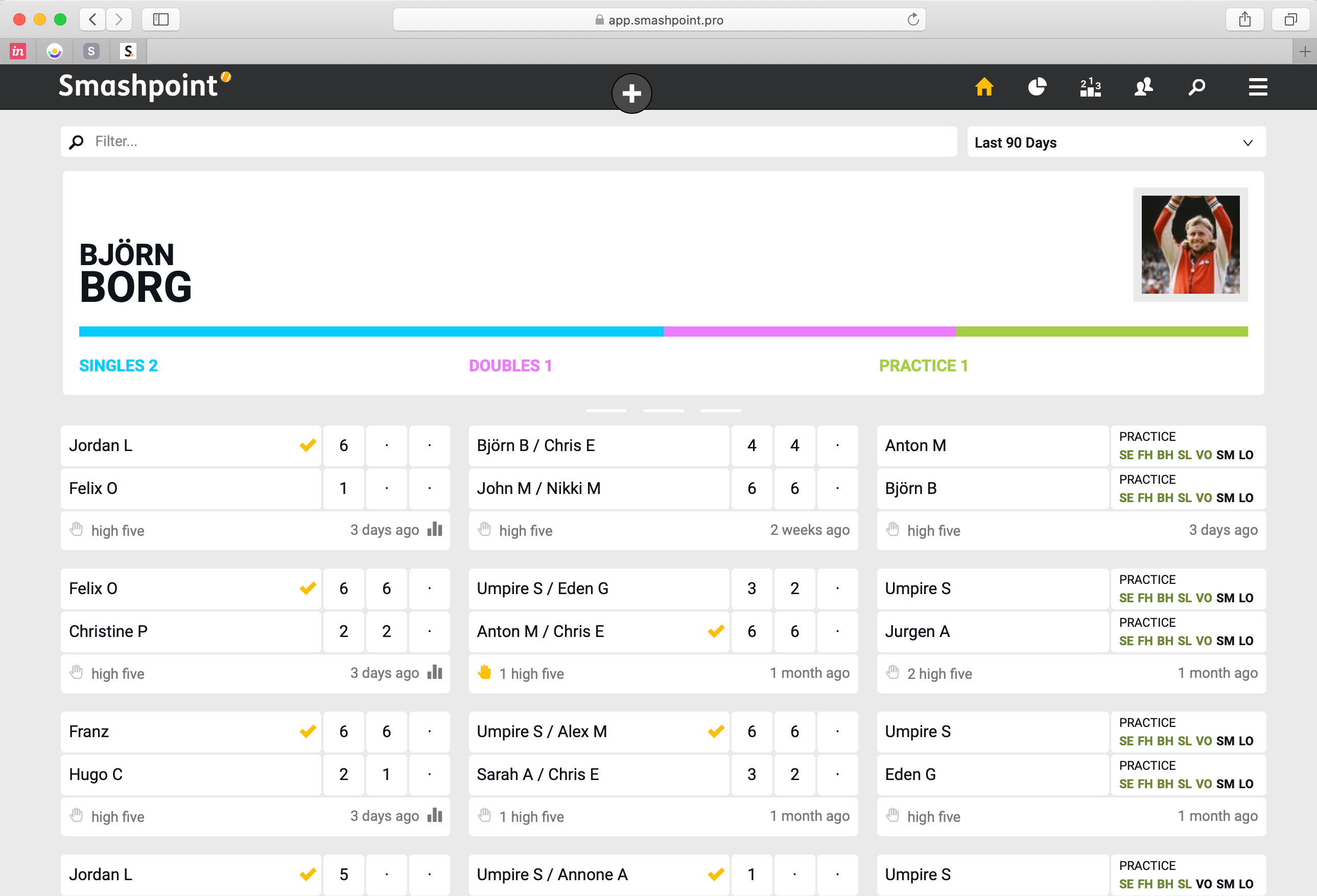 Smashpoint Web App Home