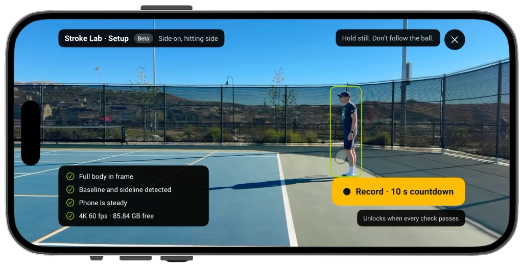 Practice Stroke Lab: watch your strokes in detail, and improve them